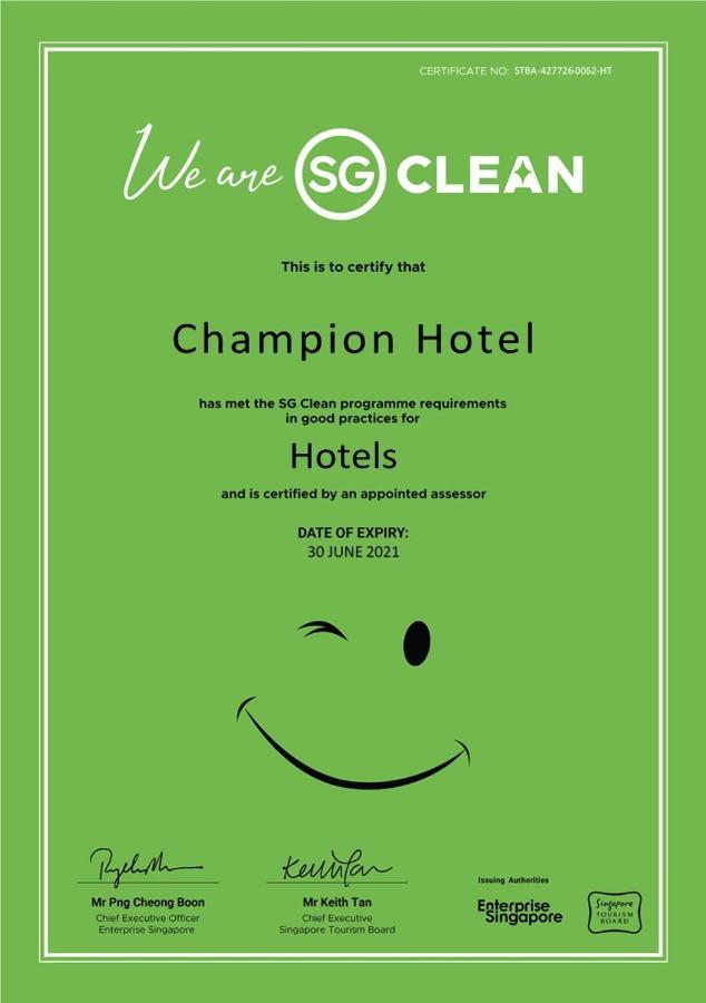 Champion Hotel Singapur Dış mekan fotoğraf